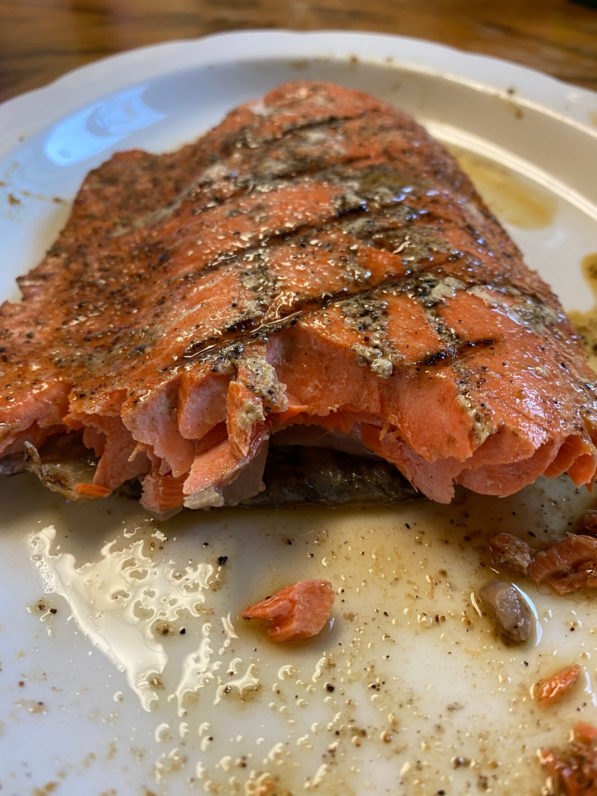 Salmon on the Barbie